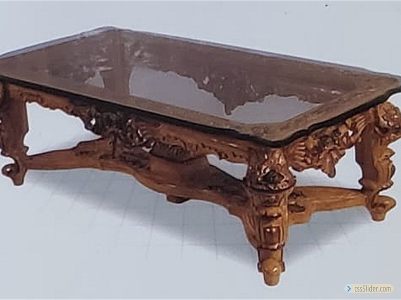 Customized Hardwood Central Table